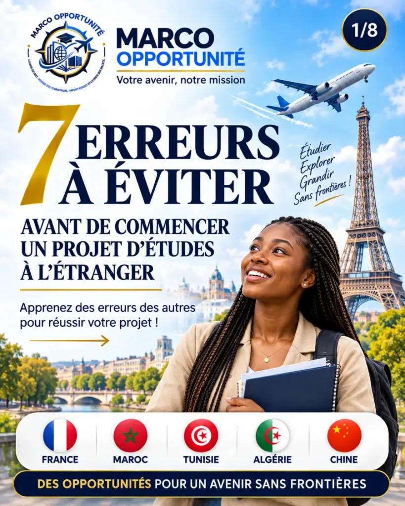 Carrousel Marco Opportunité : sept erreurs à éviter avant un projet d’études à l’étranger
