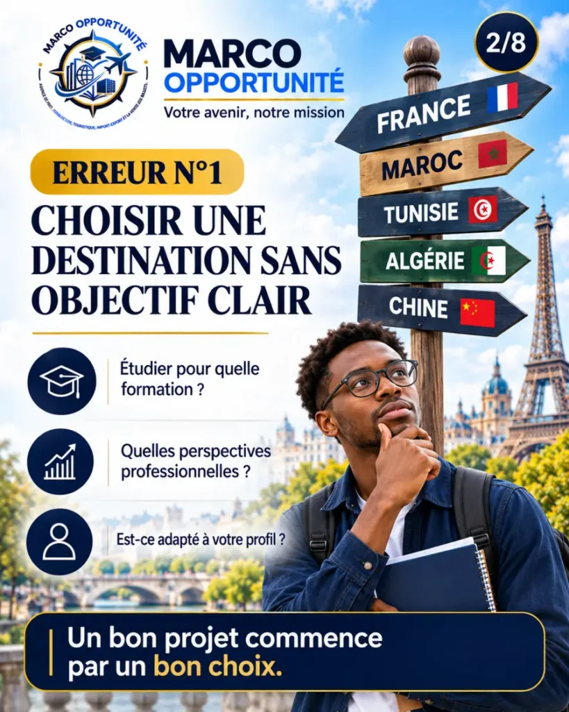 Conseil Marco Opportunité : choisir une destination selon un objectif clair