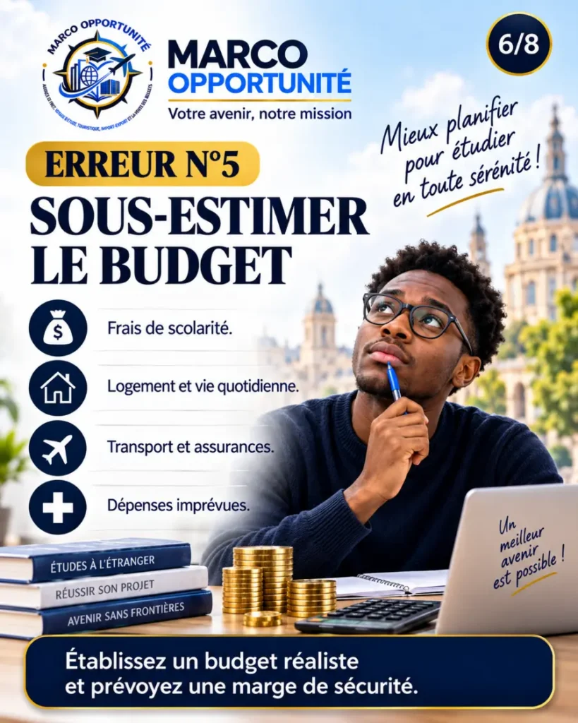 Conseil Marco Opportunité : prévoir un budget réaliste