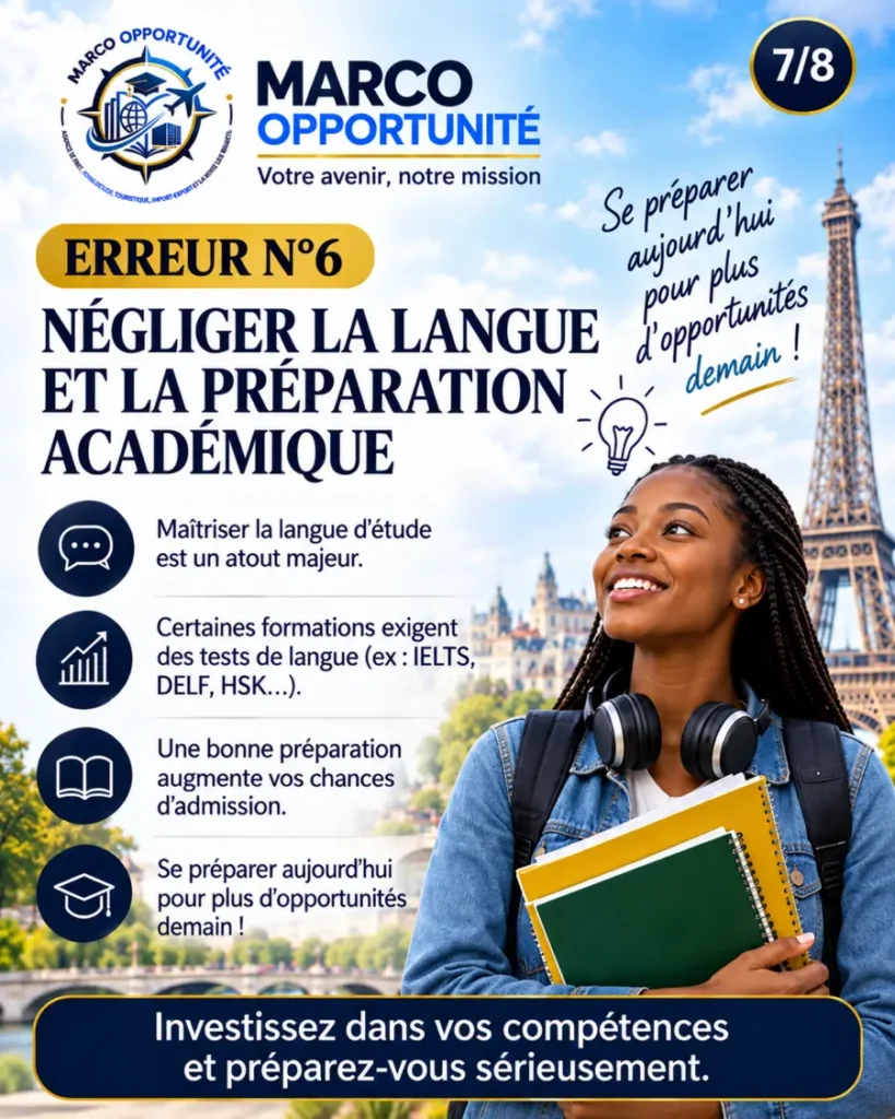 Conseil Marco Opportunité : préparer la langue et le projet académique