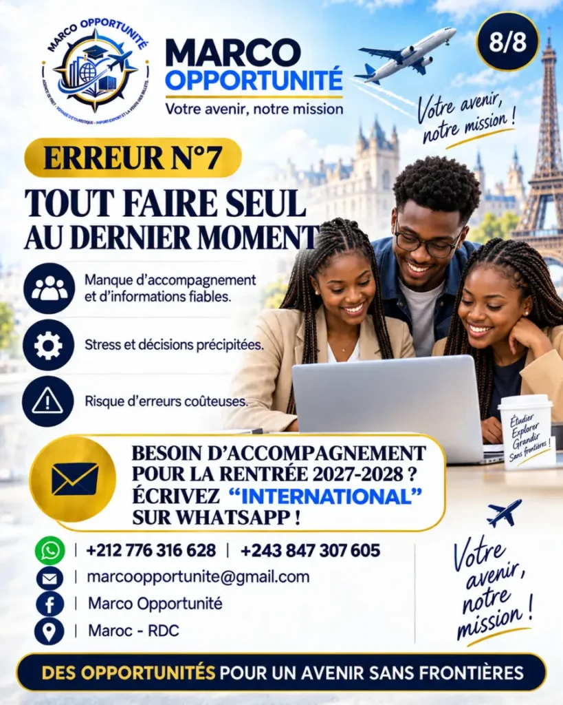 Conseil Marco Opportunité : se faire accompagner dans son projet d’études